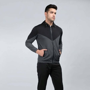 Vente en gros Ensemble survêtement décontracté en polaire de qualité supérieure pour hommes en rose orchidée avec poches et intérieur brossé doux 60% coton 40% polyester - Product Image 1