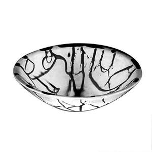 Plato de Servir de Resina Pulida Hecho a Mano Ecológico de Último Modelo, Apto para Lavavajillas, Diseño de Arte Moderno Hecho en India para Fiestas - Product Image 1