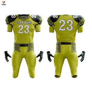 OEM Nuevo Diseño Personalizado Fútbol Americano Jerseys Personalizado Impreso Barato Fútbol Americano Uniformes Set - Product Image 1