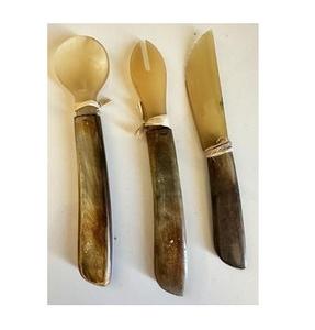 Excellent Natural <b>Buffalo</b> <b>Horn</b> Cutlery Eco-Friendly Custom Designed Kitchen and Hotel Supplier In India - Product Image 1