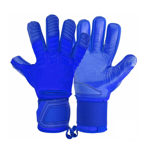 2025 New Design Best Quality Latex Breathable Waterproof Full Finger Adjustable Wrist <b>Strap</b> Heavy Duty Youth Goalkeeper Gloves - Product Image 2