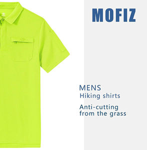 Camiseta de 100% algodón personalizada y Polo para hombre, ropa de golf informal con logotipo bordado en la parte delantera, servicio OEM disponible - Product Image 3