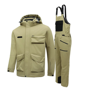 <b>Ski</b> Suit Pack Insulated Waterproof Breathable <b>Jacket</b> Pants Mittens Beanies Snowboarding Windproof Design Zipper Unisex - Product Image 3