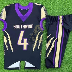 Camiseta de fútbol americano personalizada de alta calidad, fabricante profesional, técnica de sublimación de entrega rápida, uniforme profesional - Product Image 1