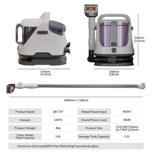Aspiradora de limpieza de alfombras de tela más popular de alta calidad, máquina de limpieza profunda húmeda y seca de 650W para toda la casa - Product Image 6
