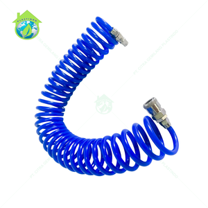 Tuyau de compresseur d'air à recul en spirale PE 12m Durable Flexible Strong Conçu pour une utilisation à long terme à haute pression - Product Image 1