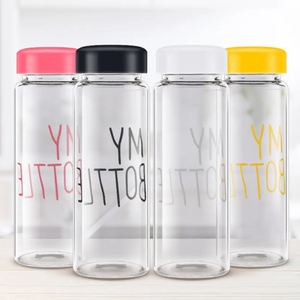 Logo personnalisé 300ml/500ml bouteille d'eau en plastique transparent mignon Portable Sport Gym voyage bouteille à boire avec logo personnalisé fabriqué au Vietnam - Product Image 1