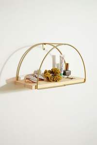 Nuevo y moderno diseño vintage de estantería de pared de hierro y madera, estilo rústico industrial, para almacenamiento y decoración en dormitorio o sala de estar. - Product Image 3