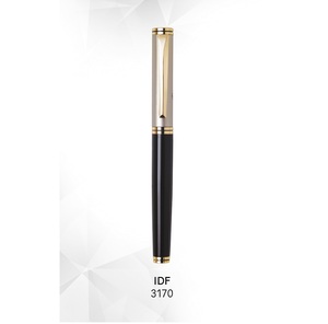 Style d'affaires 0.5mm Slim Clip Stylo À Bille Mignon Élégant Noir Or Métal Accessoires D'écriture pour Les Promotions D'entreprise - Product Image 4