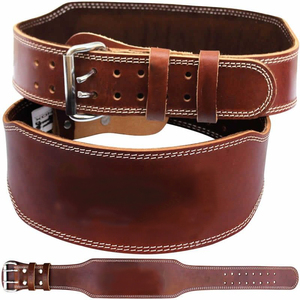 <b>Weight</b> Lifting Belts Cheap Priced Brown Leather Gym Wear Belts Wholesale Price With Custom Logo Printings - Product Image 5