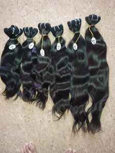 Extensiones de Cabello Virgen Remy Indio Sin Procesar, Doble Trama a Máquina, Color Natural, Extensiones a Granel - Product Image 3