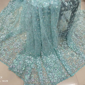 ชุดเดรสผ้าตาข่ายสีรุ้งวัสดุสำหรับเจ้าสาวในโอกาสพิเศษ - Product Image 1