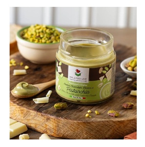 Crèmes non laitières, crème à tartiner à la pistache, pot de 200 g, lot de 6, saveur noisette riche, crème onctueuse, idéale pour la pâtisserie maison et les desserts - Product Image 1