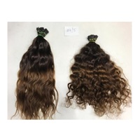 Perruque en cheveux naturels brésiliens Remy ondulés, vierges et non traités, double trame, vente en gros, modèle HAM-0161