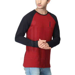 Camisetas de manga larga de la mejor calidad Camiseta de manga completa de algodón puro personalizada para hombre - Product Image 4