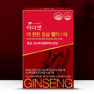 [Goyu] Palitos de Gelatina de Ginseng Rojo Coreano de Alto Contenido (15g X 30 Palitos) Extracto de Saponinas de Grado Alimenticio Extraído con Solvente Artificial - Product Image 2