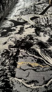 Alfombras Turcas Modernas de Polipropileno Tejidas a Máquina, Alfombras de Yute de Alta Calidad Resistentes a las Manchas, de Pelo Alto, Abstractas, para Dormitorio y Hogar - Product Image 2