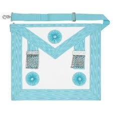 Tablier de maître maçon (cuir d'agneau) de haute qualité, tablier de maître maçon avec ceinture réglable et fermoir en forme de serpent plaqué argent - Product Image 3