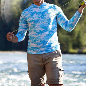 เสื้อฮู้ดดี้ตกปลาแบบสั่งทำพิเศษสำหรับผู้ชายปี 2026 - โลโก้ด้านหน้า โพลีเอสเตอร์ 100% ไซส์ใหญ่ ระบายอากาศได้ดี แห้งเร็ว ป้องกันรังสียูวี 50 - Product Image 4