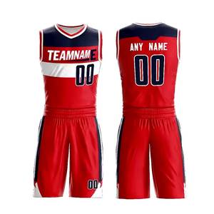 Uniforme de baloncesto personalizado de alta calidad para hombre, ropa deportiva transpirable y de secado rápido con diseño personalizado OEM - Product Image 1