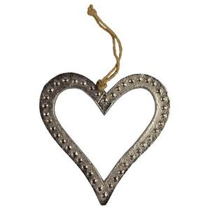 Lujo hecho a mano Metal colgante corazón Navidad adornos árbol colgante vacaciones festivo decoración del hogar Decoración - Product Image 5