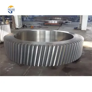 custom size gear large wheel supplier wheel girth gear Ball Mill Bull Gear