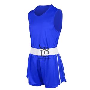 Kit de uniforme de boxeo éxito de ventas al por mayor 100% poliéster uniforme deportivo de boxeo tamaño personalizado los mejores uniformes de boxeo - Product Image 5