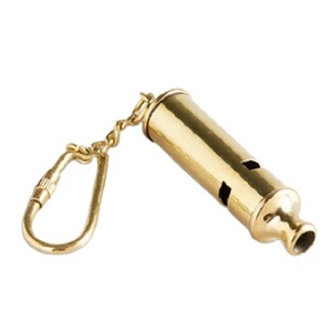 Sifflet de train en métal en acier inoxydable pour hommes et femmes avec collier porte-clés Camping randonnée survie d'urgence en laiton durable - Product Image 4