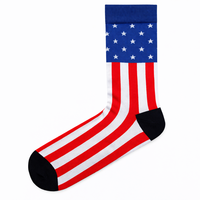 Chaussettes en coton respirantes tricotées fantaisie pour hommes et femmes, multicolores à motifs, décontractées pour le quotidien, en stock, directement de l'usine