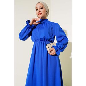 Robe évasée taille élastique Saxe - Product Image 4