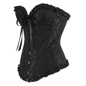 2024 Sexy à lacets femmes vêtements noir taille formateur respirant durable corps façonnage Corset hauts Shapewear Corsets pour dames - Product Image 2