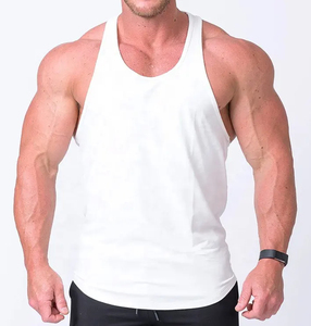 Wholesale Custom Cotton Stringer Gym <b>Vest</b> Fitness Singlet Workout <b>Muscle</b> Bodybuilding Men's Tank Top - Product Image 6
