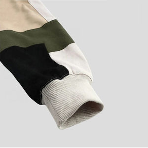 Sweat à capuche d'hiver 100% coton pour homme, uni, teint, logo personnalisé en gros, lourd, respirant, streetwear décontracté, commandes en gros - Product Image 5