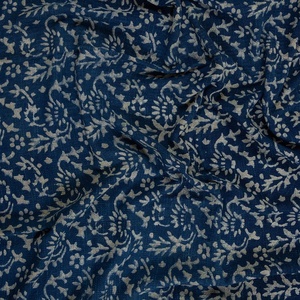 Nouvelle arrivée bleu main bloc imprimé coton jeter couverture doux léger style uni pour salon canapé taille personnalisée - Product Image 6