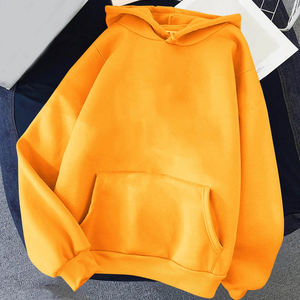 Sudaderas con Capucha Unisex de Alta Calidad, Gruesas, con Apliques Bordados, Diseño Sólido, 100% Algodón Felpa - Product Image 4