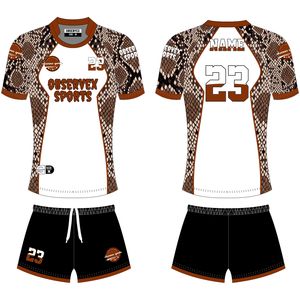 Uniforme de Rugby sublimado completo personalizado de alta calidad, transpirable para camiseta Polo, uniforme de Rugby, ropa deportiva del equipo OEM - Product Image 6