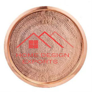 Plaque de charge en métal fini doré pour la maison, les hôtels et les restaurants utilisent une assiette de service pour les aliments Commande minimum 100 pièces - Product Image 2