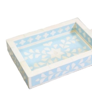 ถาดฝังกระดูกพรีเมี่ยมทำด้วยมือพร้อมพื้นผิวขัดเงาเหมาะสำหรับการแสดงบนโต๊ะกาแฟเครื่องครัวและของตกแต่งบ้าน - Product Image 2