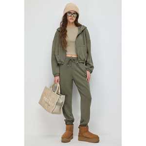 Sudadera Corta con Capucha y Cremallera de Tacto Suave para Uso Diario - Product Image 2