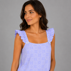 Conjunto Capri de Algodón para Mujer Evolve X Venus - Ropa de Dormir Suave con Estampado de Dibujos Animados, Corte Holgado - Product Image 4
