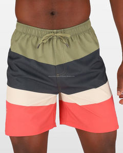 <b>Men's</b> High Quality Summer Beach Surf <b>Shorts</b> Custom Logo Design High Waist Knee-Length Casual Style <b>Zipper</b> Pattern <b>Pocket</b> for Run - Product Image 3