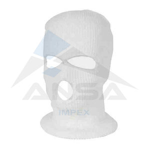 Cagoules à trois trous personnalisées pour hommes OEM Votre propre logo Cagoules d'hiver en tricot acrylique avec couverture intégrale - Product Image 3