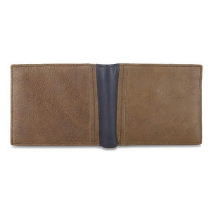 Cartera corta de cuero RFID Original de calidad premium para hombre, cierre de cremallera de estilo Vintage de lujo, suministro a granel personalizado hecho a mano - Product Image 5