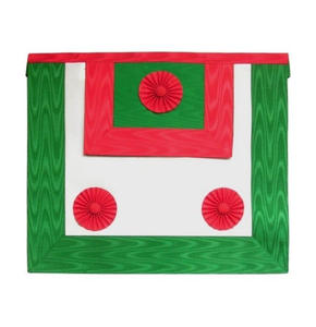 Tablier de Maître Écossais du Maître-Écossais de Saint-Andrew, Tricolore, pour toutes les ordres maçonniques, Fabricant, Service OEM - Product Image 5