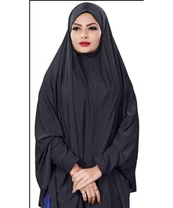 Abaya de mujer de Arabia Saudita en diseño clásico de fiesta con bordado abierto de satén con cuentas - Product Image 3
