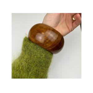 Bracelets en bois imperméables de qualité supérieure pour l'exportation, bijoux faits à la main en bois naturel, accessoires de mode pour femmes, couleurs personnalisées - Product Image 1