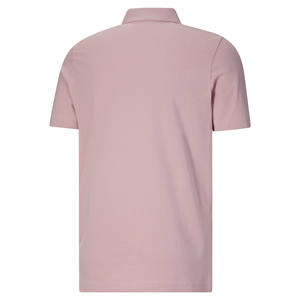 Polo informal de manga corta para hombre, camisa deportiva regular no tejida sólida de gran tamaño OEM ODM Turn-Down, nuevo Top de punto de Pakistán - Product Image 1