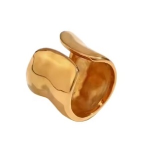 Anneaux de serviette argentés en métal de luxe pour la décoration de table de mariage Porte-serviettes pour le mariage - Product Image 1