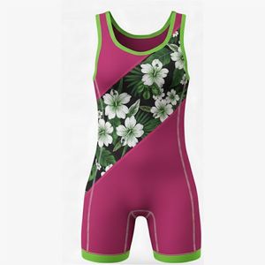 Singlet de Lucha Libre Personalizado al por Mayor, Sublimado, Transpirable, sin Tirantes, de Poliéster y Elastano para Hombre - Product Image 5