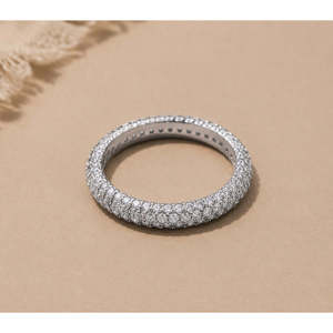 <b>Gold</b> Plated Aura <b>Ring</b> with Zircon Cluster Adjustable <b>Vintage</b> Fashion Jewelry - Product Image 6